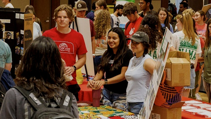 Students take part in a previous Nvolvement Fair. More than 70 RSOs will participate in the event on Feb. 1.