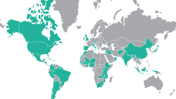 A new, online map highlights the research efforts of the Daugherty Water for Food Institute.