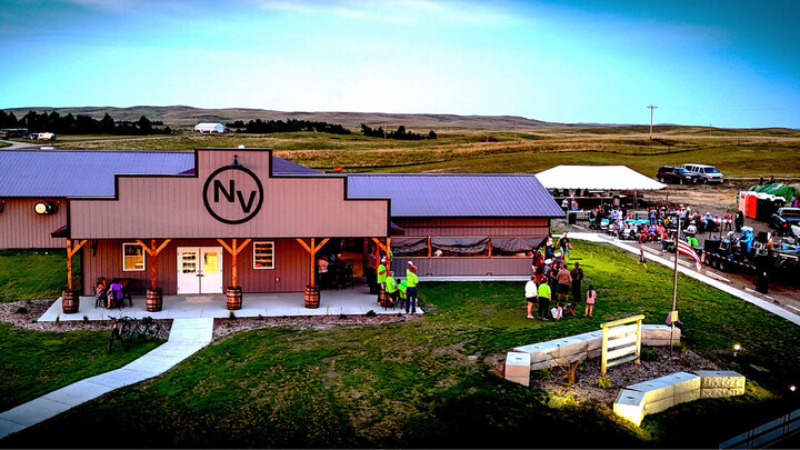 Niobrara Valley Vineyards event center near Nenzel, Nebraska